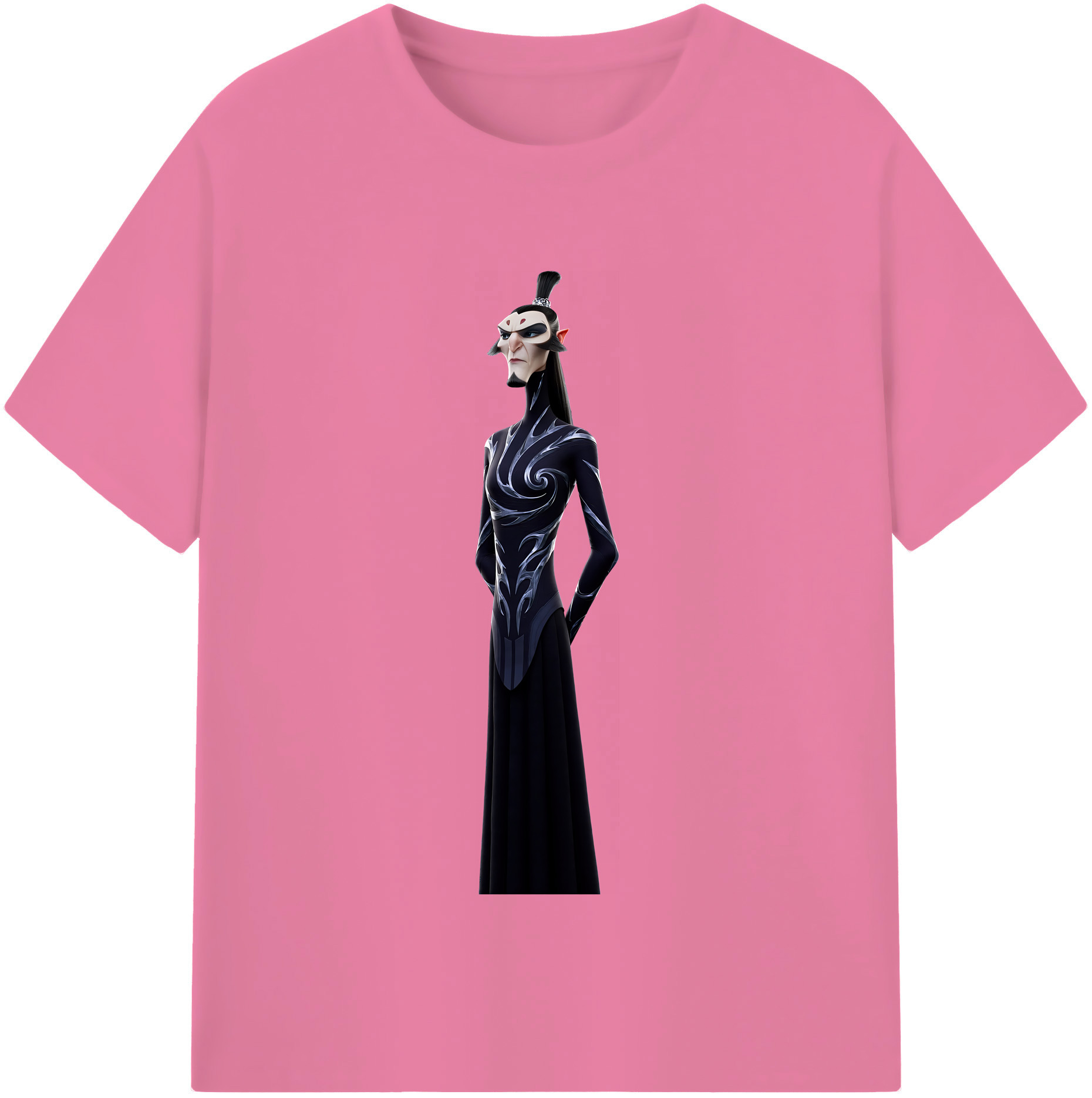 （画像用） Ne Zha 2 ナタ 魔童の大暴れ 綿100％半袖Tシャツ（フロントプリント）